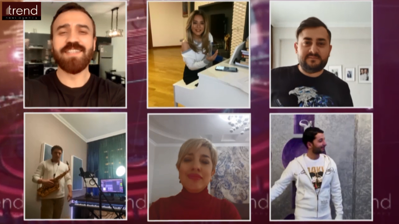 Azerbaijani stars join #Evdəqal (stay home) campaign: Video project by Trend news agency [VIDEO]
