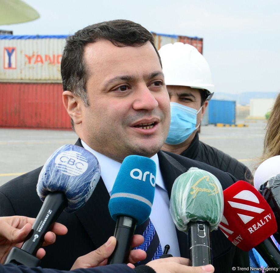 Azerbaijan starts using feeder vessels [PHOTO/VIDEO] - Gallery Image