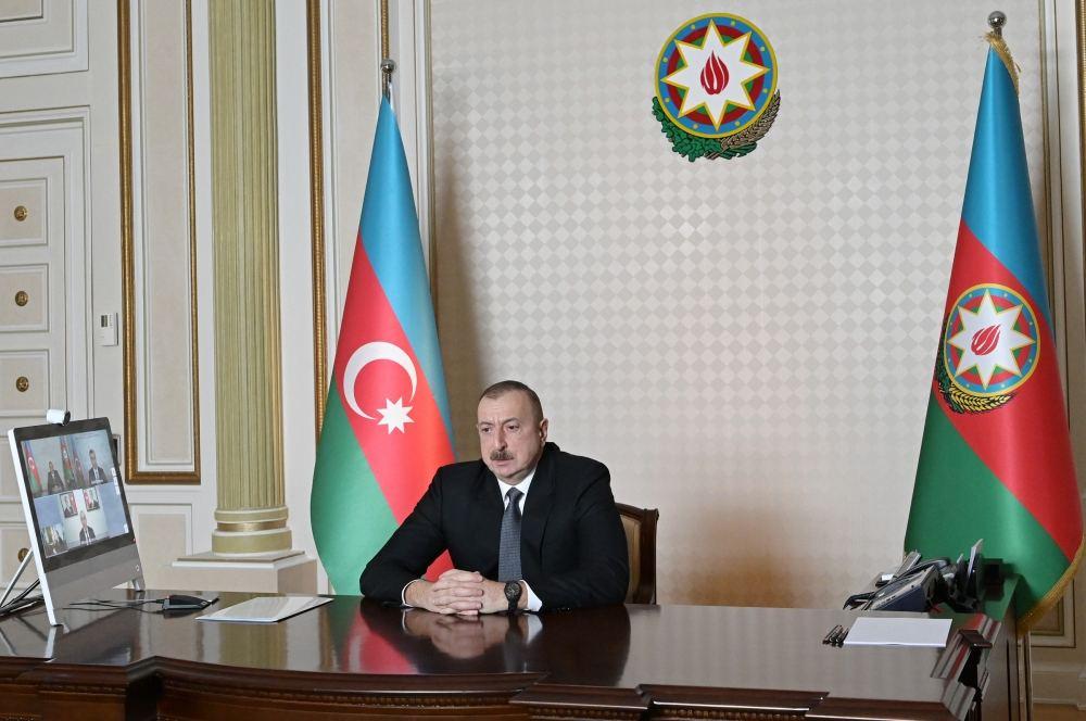 President Ilham Aliyev chairs government session via video conference [UPDATE]