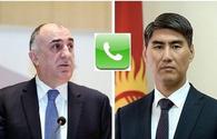 Azerbaijani, Kyrgyz FMs mull bilateral cooperation