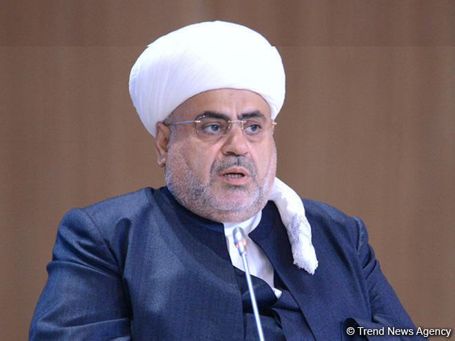 Chairman of Caucasus Muslims Board calls on US to lift sanctions against Iran