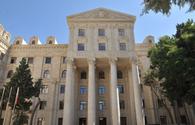 Azerbaijani Ministry of Foreign Affairs makes statement