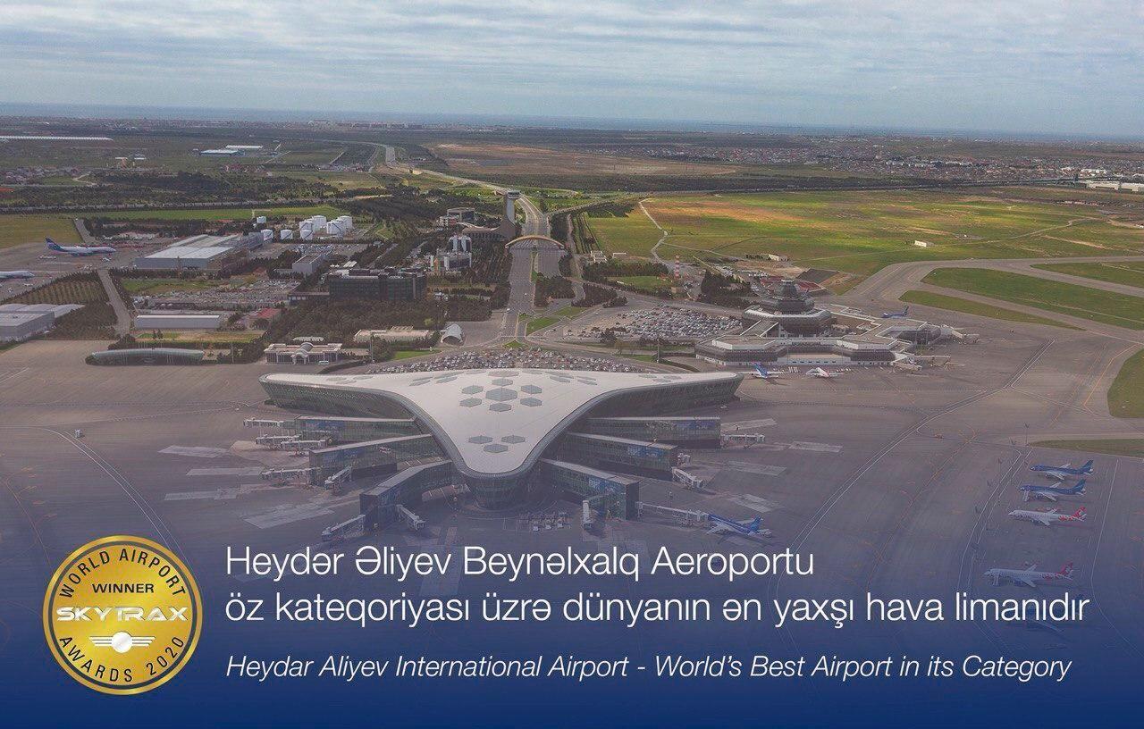 Heydar Aliyev International Airport  recognized as best in the world in its category (PHOTO)