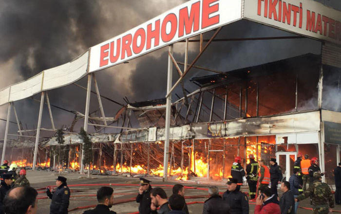 Prosecutor General’s office says 128 entrepreneurs affected by fire in EuroHome market
