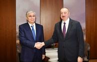 President Aliyev congratulates Kazakh counterpart in phone call
