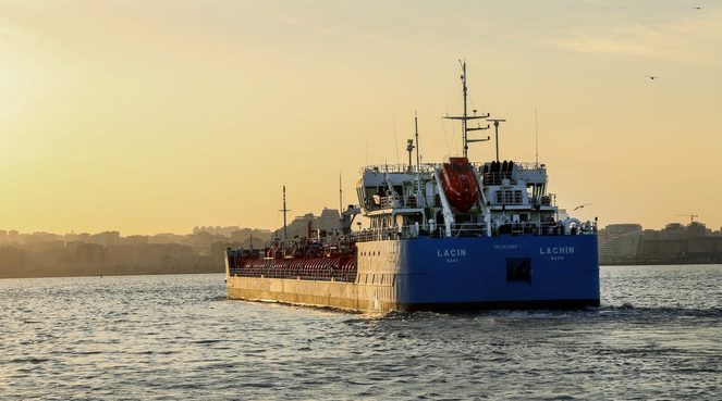 Azerbaijani tanker "Lachin" starts its first run