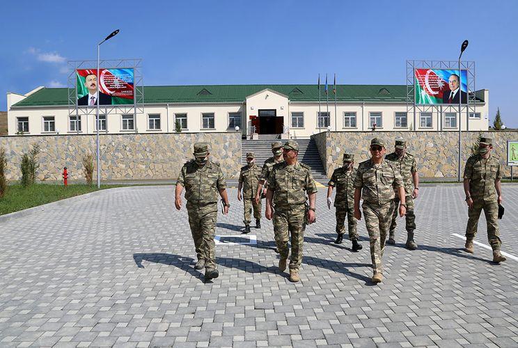 Azerbaijan opens new military unit on contact line