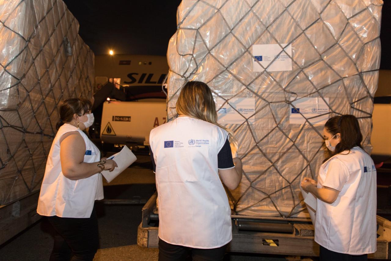 EU, WHO send medical supplies to Azerbaijan amid COVID-19 [PHOTO]