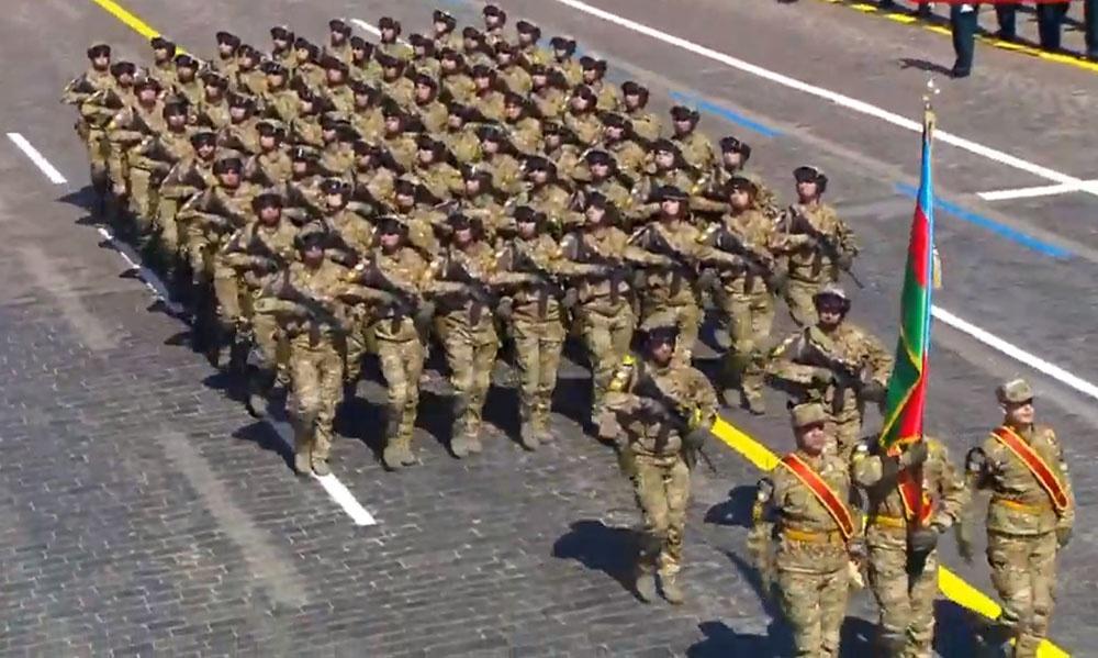 Azerbaijani Army takes part in military parade held in Moscow [PHOTO]