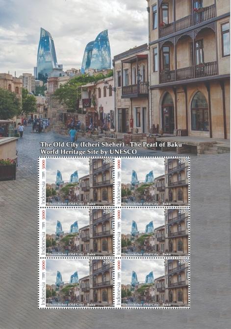 Indonesia issues post stamps dedicated to İcherisheher