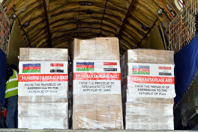 Azerbaijan sends medical aid to Iraq [PHOTO]