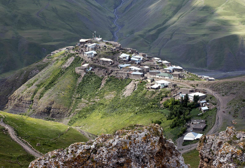 Enchanting mountain village: Khinalig