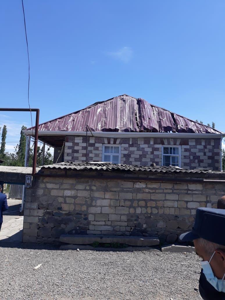 Armenian armed forces continue to shell residential houses on border with Azerbaijan [PHOTO]