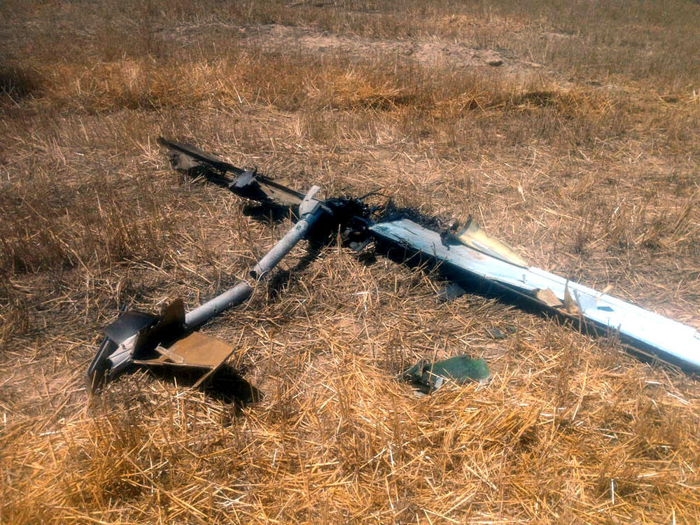 Azerbaijani Defense Ministry: Armenian unmanned aerial vehicle shot down [UPDATE]