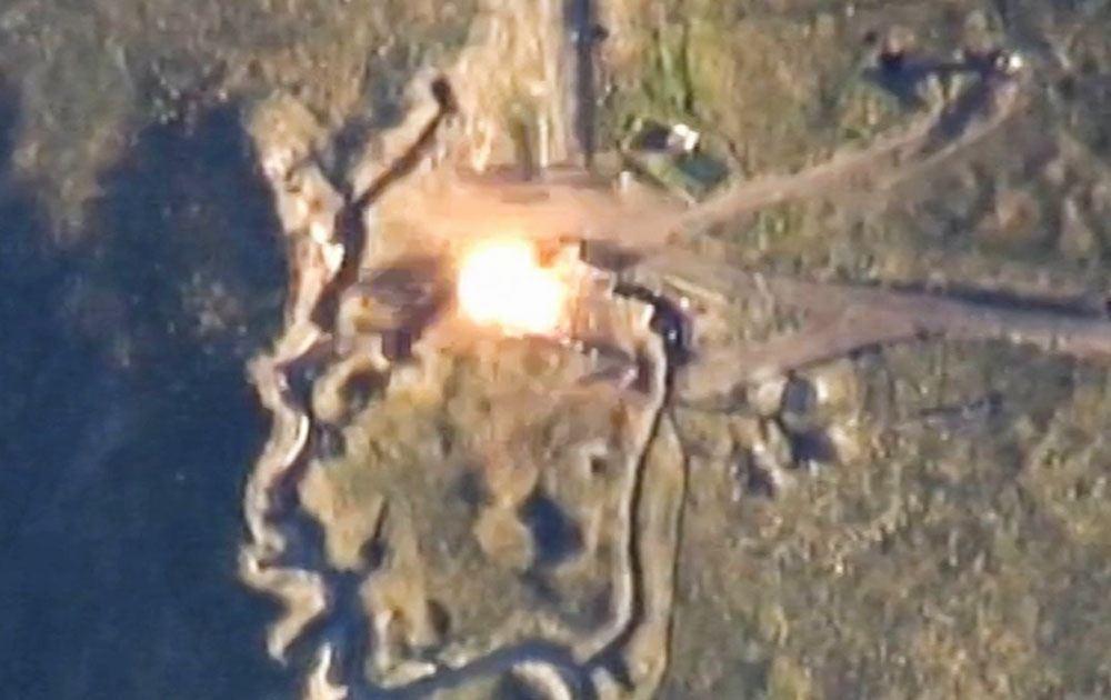 Azerbaijani Defense Ministry: Another military facility of Armenia destroyed [VIDEO]