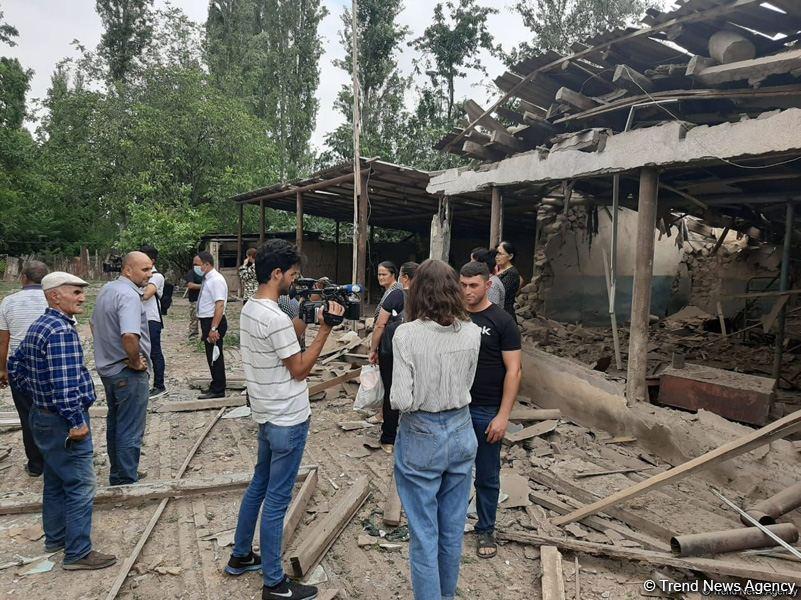 Dondar Gushchu village under heavy fire from Armenian armed forces [PHOTO]