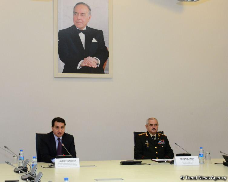 Presidential aide: OSCE MG must express concrete position on Armenia’s military aggression [PHOTO]