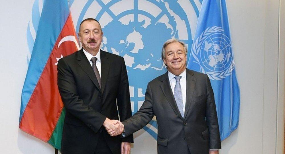 UN Secretary-General, President Aliyev discuss latest Armenian-Azerbaijani border clash