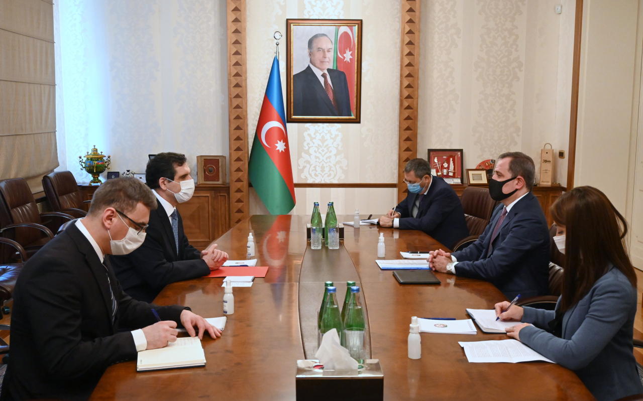 Azerbaijani FM, Turkish envoy discuss recent Armenian provocation [PHOTO]