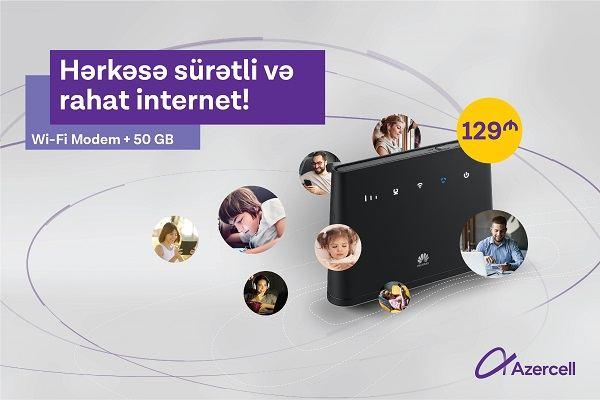 New 4G WiFi from Azercell allows to connect 32 devices to the internet at the same time