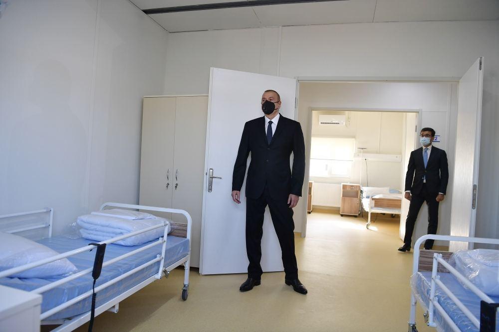 New modular hospital for COVID-19 patients opened in Gobustan [UPDATE]