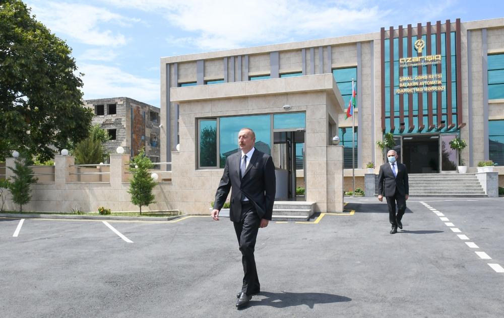 President Ilham Aliyev inaugurates new projects in Balakan [UPDATE]