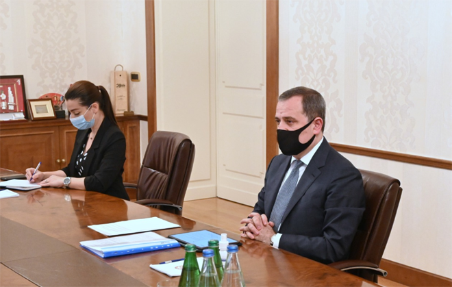Azerbaijani FM meets with US ambassador - Gallery Image