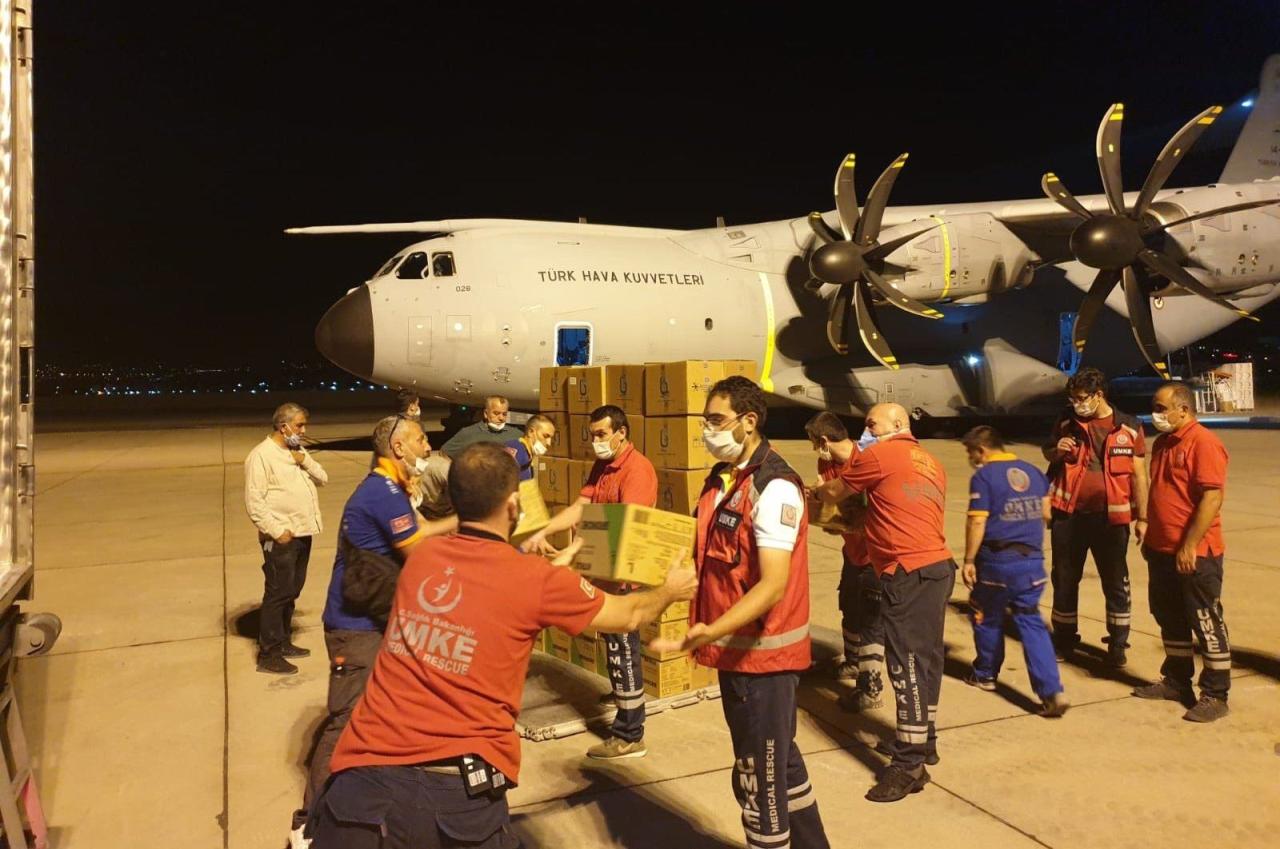 Turkey sends humanitarian aid to devastated Beirut
