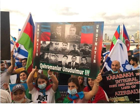 Rally held in Israel against Armenian aggression [PHOTO]