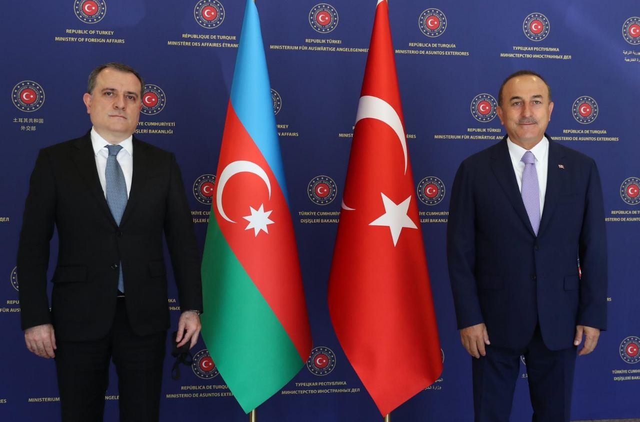 Azerbaijani, Turkish FMs holding meeting in Ankara [PHOTO]