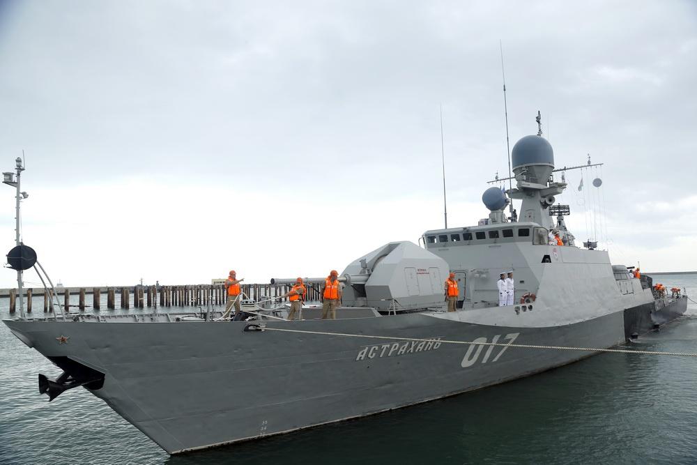 Russian warships arrive in Baku to participate in international army contest [PHOTO/VIDEO]