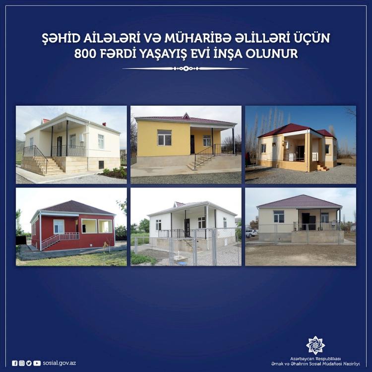 800 houses to be built for families of martyrs, disabled war veterans