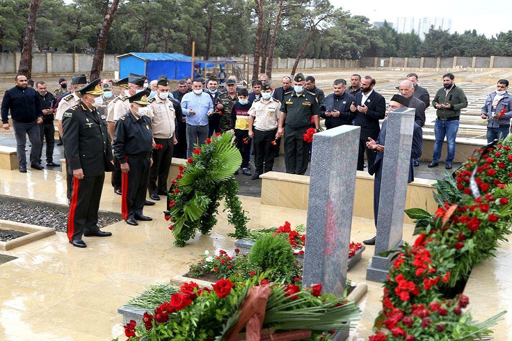 The commemoration ceremonies took place to honor servicemen who died as Shehids in Tovuz battles [PHOTO] - Gallery Image