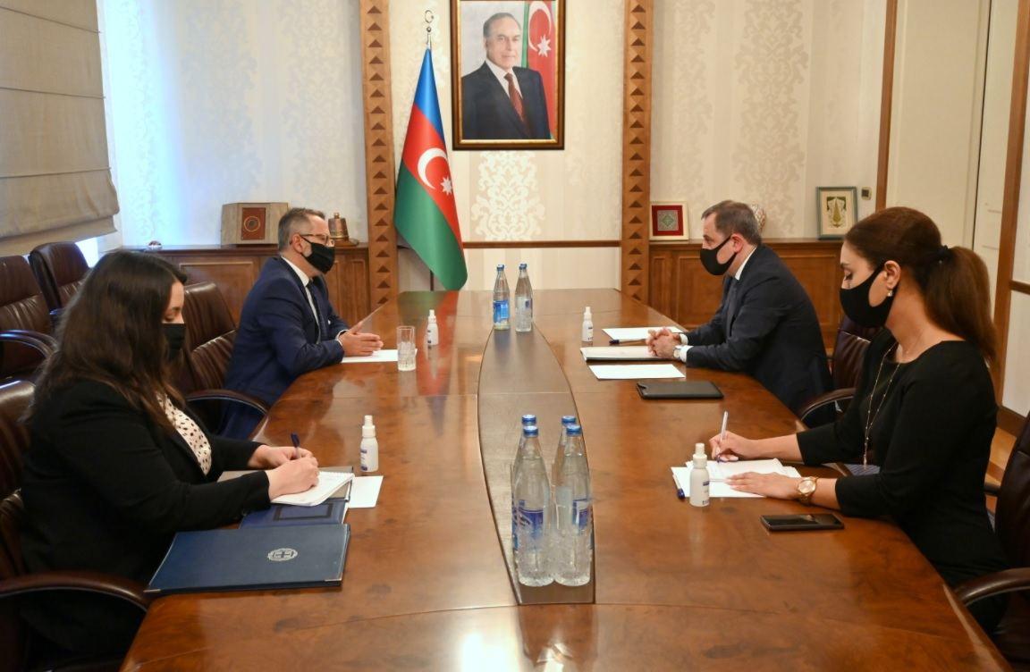 Azerbaijani FM meets with newly appointed ambassador of Greece [PHOTO]