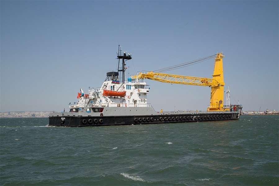 ASCO completes repair of Shirvan crane vessel [PHOTO]