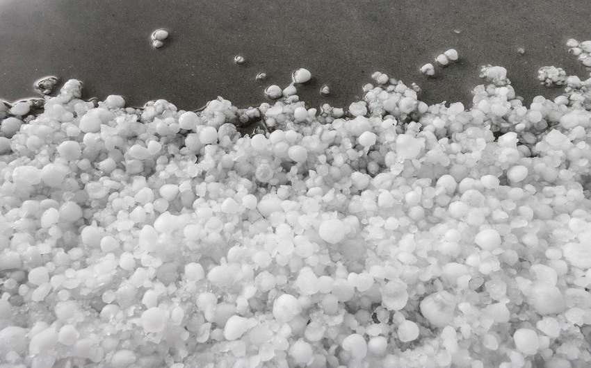 Hail expected tomorrow