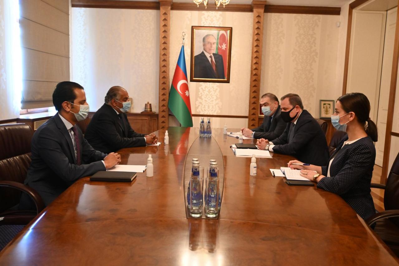 Azerbaijani FM meets with ambassador of Egypt (PHOTO) [PHOTO]