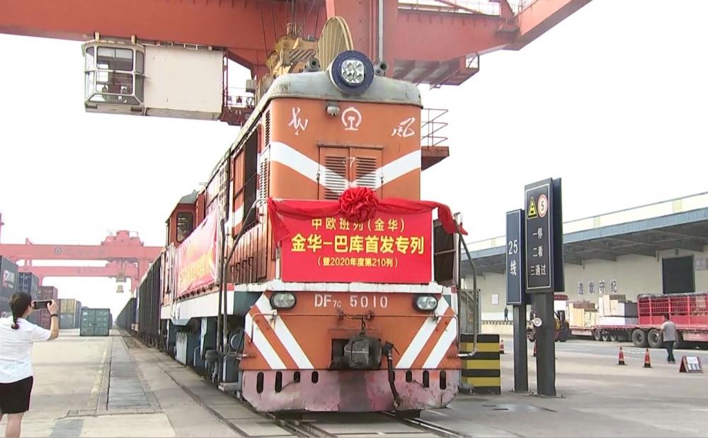 China launches new cargo train route to Europe via Azerbaijan