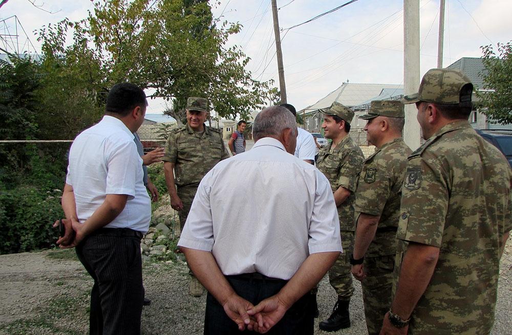 Azerbaijani senior officials visit military units on frontline [PHOTO]