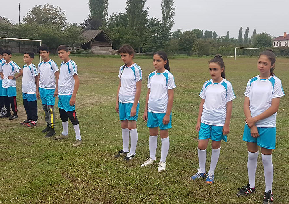 Azerbaijan’s Football Federations Association holds sports event for children in rural villages [PHOTO] - Gallery Image
