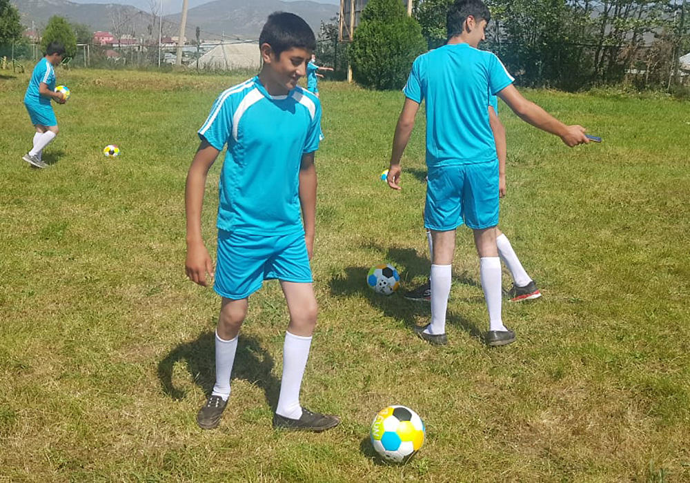 Azerbaijan’s Football Federations Association holds sports event for children in rural villages [PHOTO] - Gallery Image