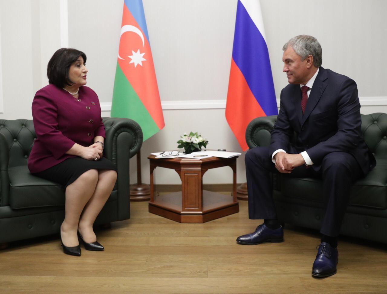Chairman of State Duma of Federal Assembly of Russia talks Azerbaijan’s territorial integrity [PHOTO]