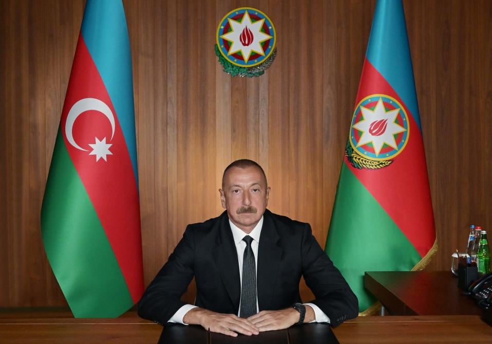 President Aliyev urges timeframe for withdrawal of Armenian troops