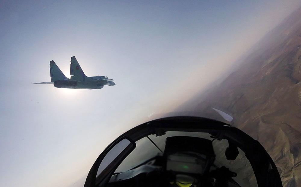 Azerbaijani Air Forces hold combat training flights [PHOTO/VIDEO]