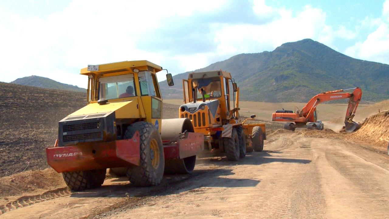 Road in border village of Gazakh region overhauled