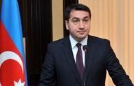 Hikmat Hajiyev: Entire responsibility for situation at frontline, its further dev't lies on leadership of Armenia