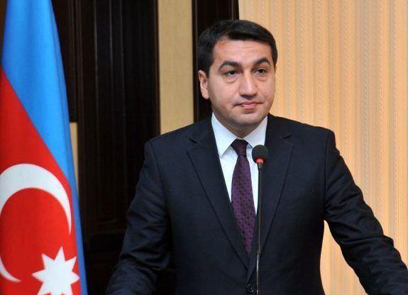 Hikmat Hajiyev: Entire responsibility for situation at frontline, its further dev't lies on leadership of Armenia