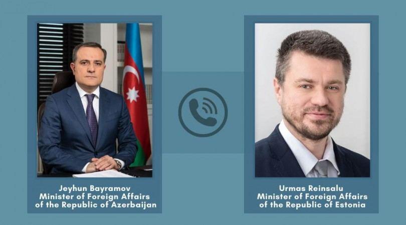 Azerbaijani, Estonian MFAs discuss ongoing provocative steps of Armenia