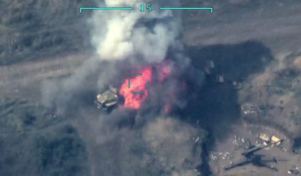 Defence Ministry: Several Armenian combat vehicles destroyed [VIDEO]