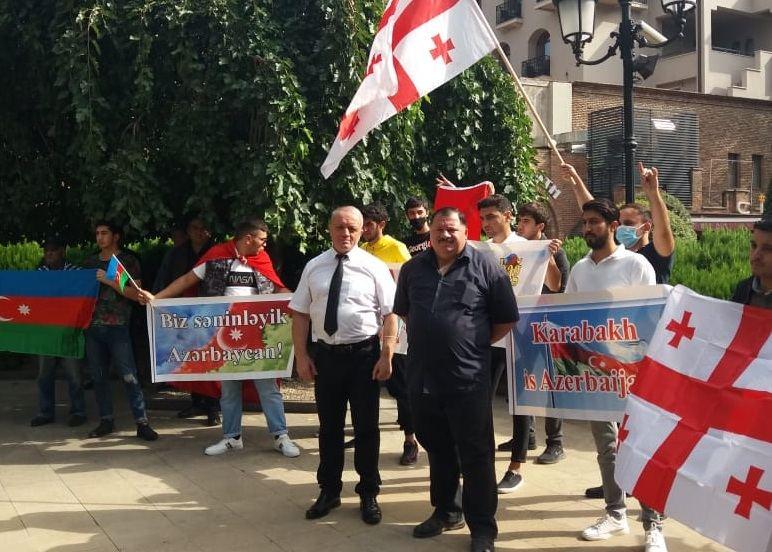 Action in support of Azerbaijan in Georgia [PHOTO]